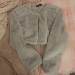 windsor faux fur bolero jacket ♡